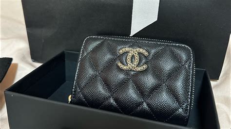 chanel patent zip pouch card case|Chanel Zip Pouch .